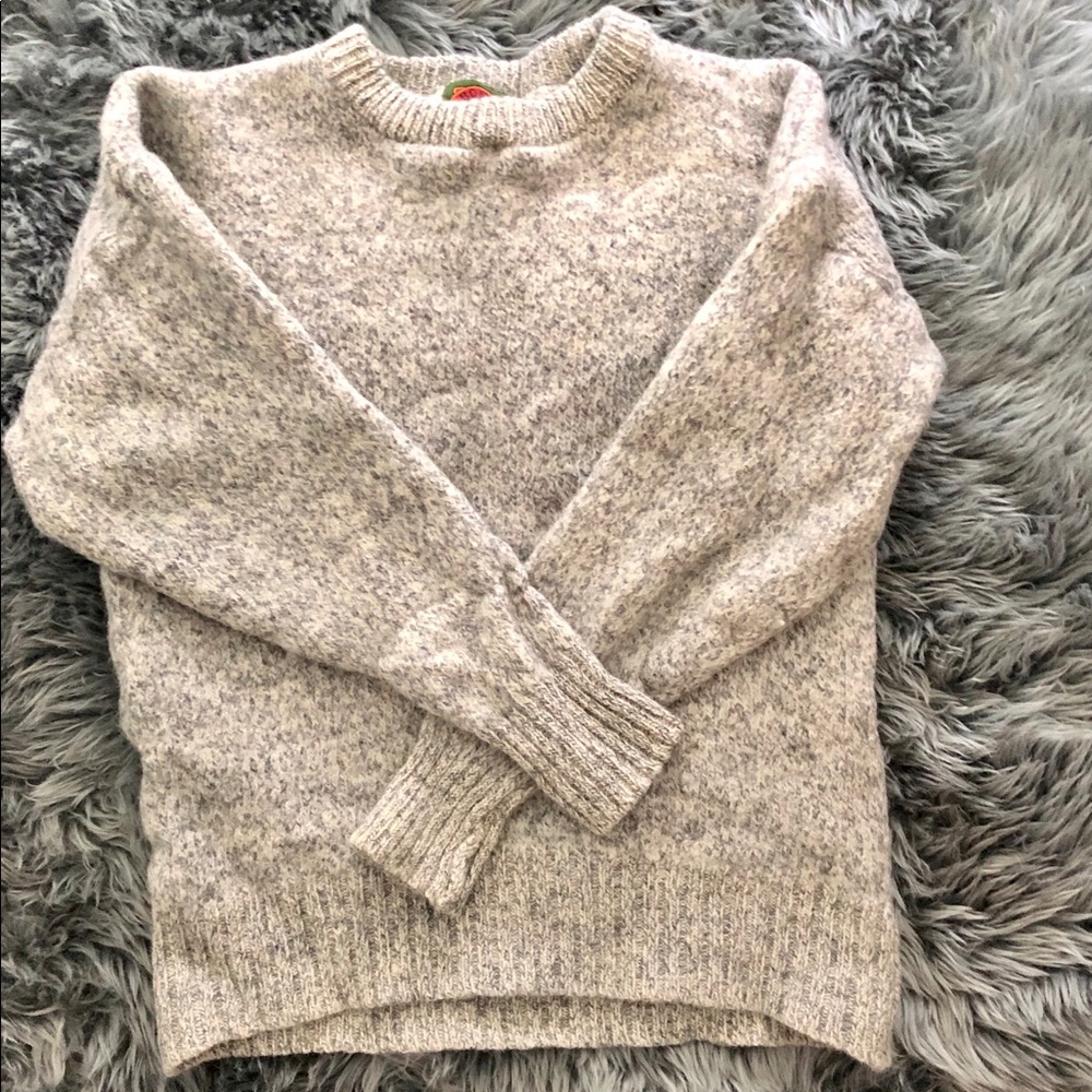 Boston TRADERS grey crew neck sweater